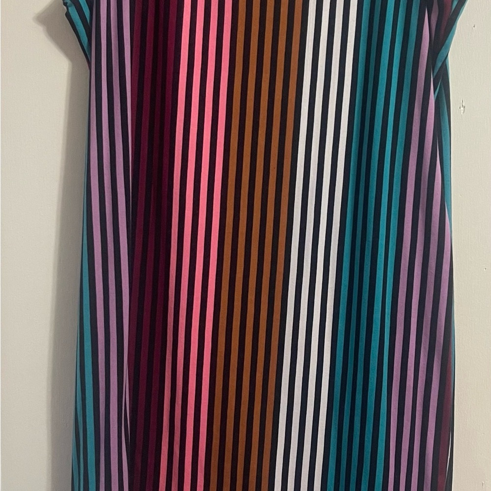 Rainbow Multicolor Striped Dress